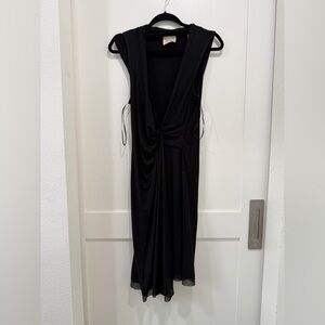 NEW ELIE TAHARI Front Twist Dress- Black (size M)
